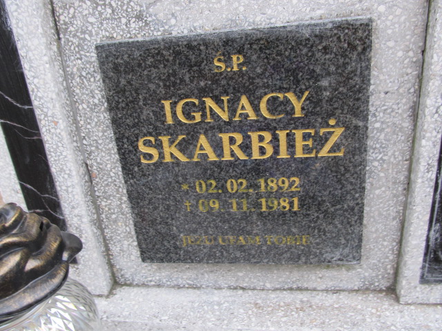 Ignacy Skarbież 1892 Słońsk - Grobonet - Wyszukiwarka osób pochowanych