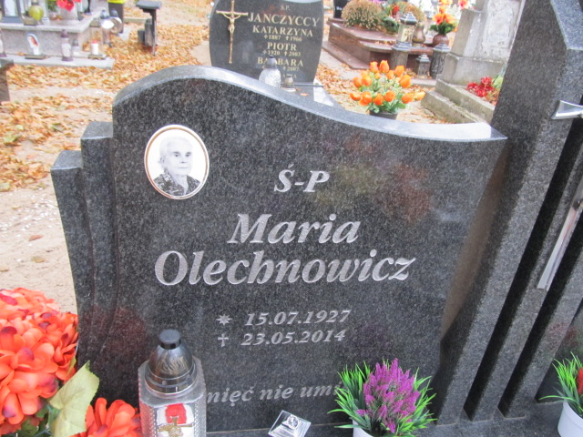 Anna Olechnowicz Słońsk - Grobonet - Wyszukiwarka osób pochowanych