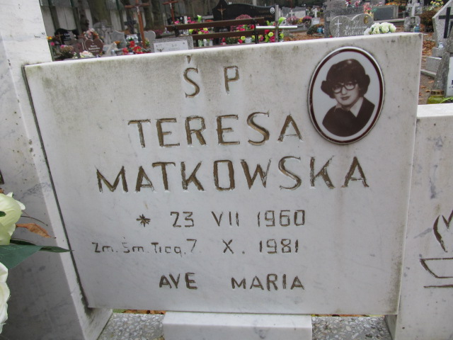 Grób Teresa Matkowska