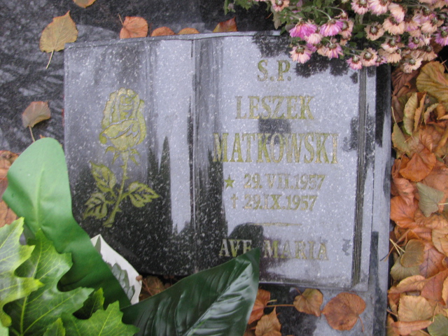 Leszek Matkowski 1957 Słońsk - Grobonet - Wyszukiwarka osób pochowanych