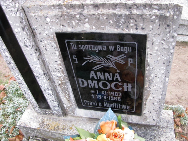 Anna Dmoch 1902 Słońsk - Grobonet - Wyszukiwarka osób pochowanych