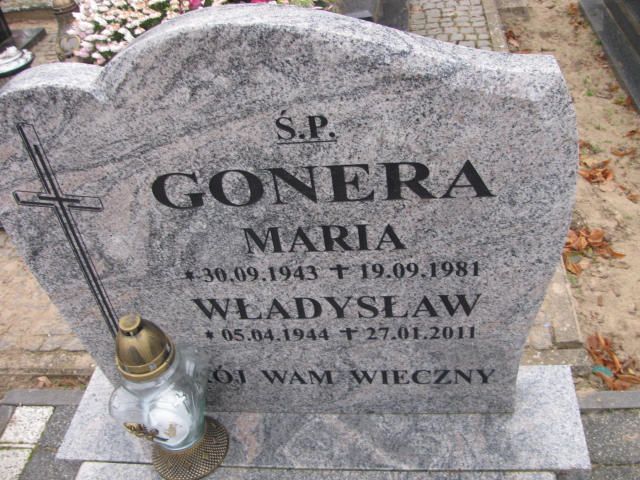 Władysław Gonera 1944 Słońsk - Grobonet - Wyszukiwarka osób pochowanych