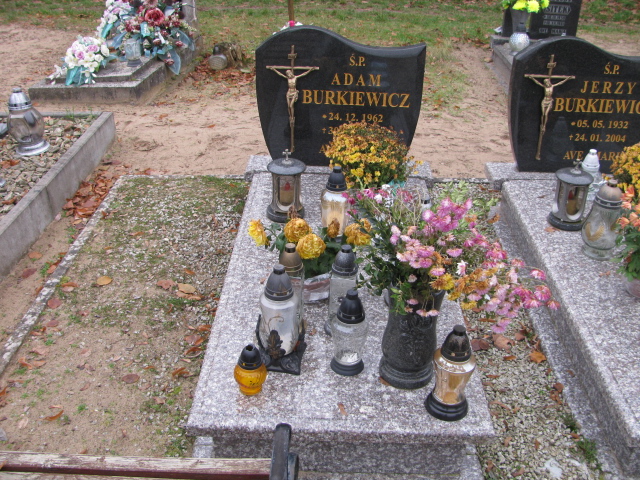 Grób Adam Burkiewicz