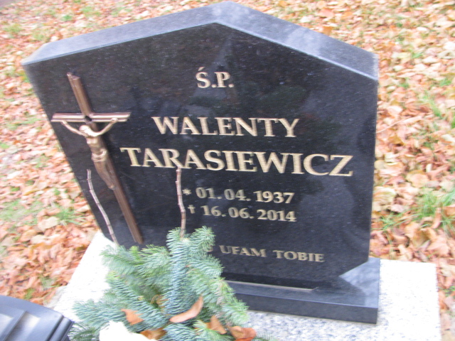 Walenty Tarasiewicz 1937 Słońsk - Grobonet - Wyszukiwarka osób pochowanych