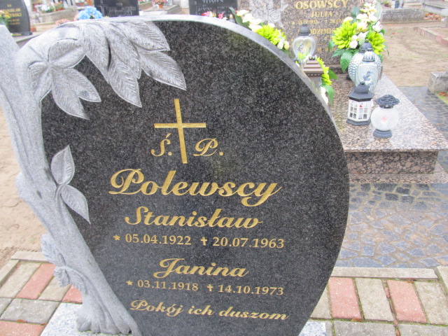 Stanisław Polewski 1922 Słońsk - Grobonet - Wyszukiwarka osób pochowanych