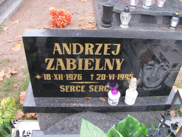 Andrzej Zabielny 1976 Słońsk - Grobonet - Wyszukiwarka osób pochowanych