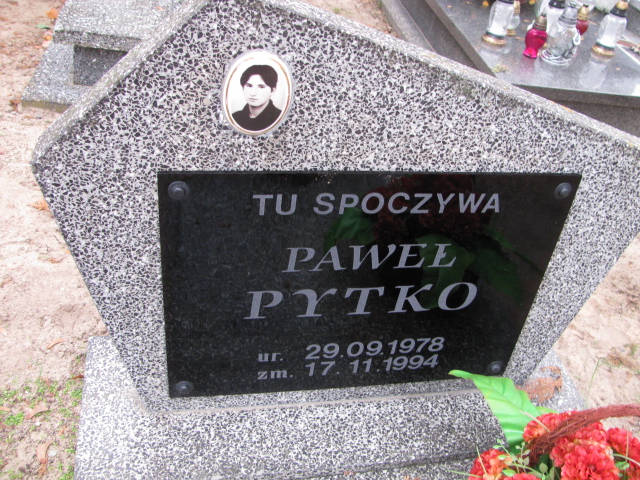 Paweł Pytko 1978 Słońsk - Grobonet - Wyszukiwarka osób pochowanych