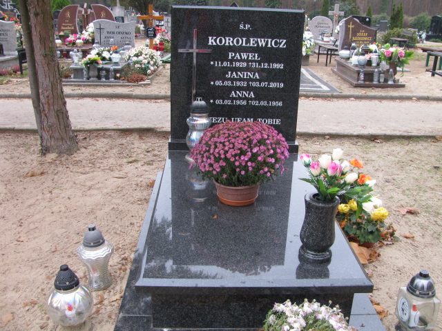 Grób Janina Korolewicz