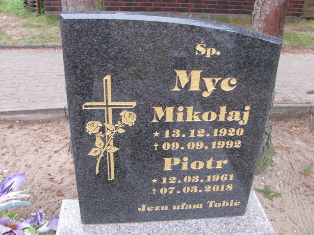 Piotr Myc 1961 Słońsk - Grobonet - Wyszukiwarka osób pochowanych
