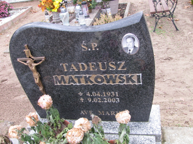 Waldemar Matkowski 1958 Słońsk - Grobonet - Wyszukiwarka osób pochowanych