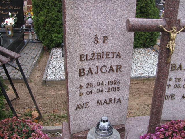 Elżbieta Bajcar 1924 Słońsk - Grobonet - Wyszukiwarka osób pochowanych