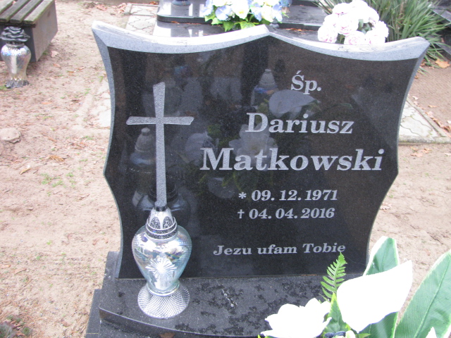 Dariusz Matkowski 1971 Słońsk - Grobonet - Wyszukiwarka osób pochowanych