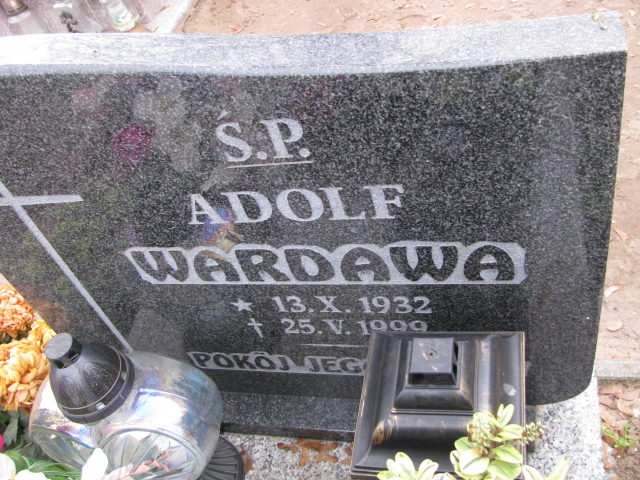 Adolf Wardwa 1932 Słońsk - Grobonet - Wyszukiwarka osób pochowanych