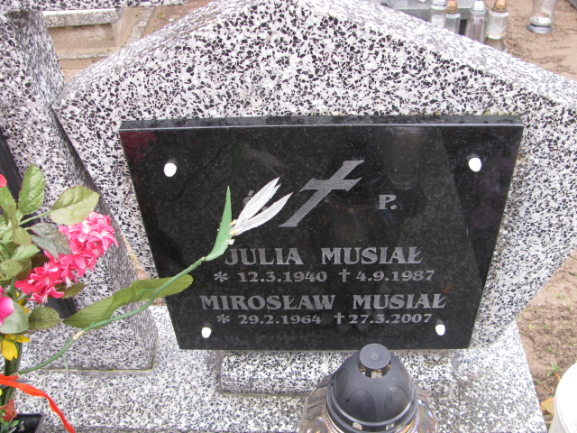 Mirosław Musiał 1964 Słońsk - Grobonet - Wyszukiwarka osób pochowanych