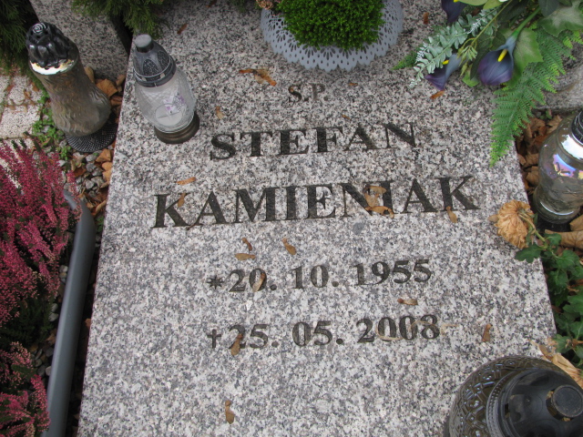 Stefan Kamieniak 1955 Słońsk - Grobonet - Wyszukiwarka osób pochowanych