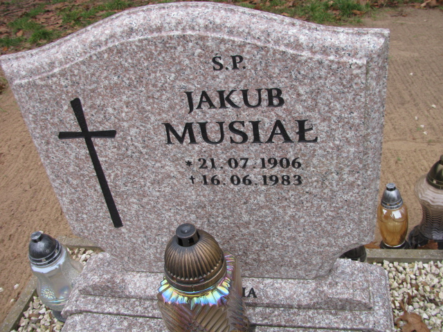 Jakub Musiał 1906 Słońsk - Grobonet - Wyszukiwarka osób pochowanych