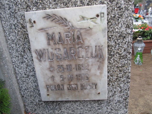 Maria Wusarczuk 1892 Słońsk - Grobonet - Wyszukiwarka osób pochowanych