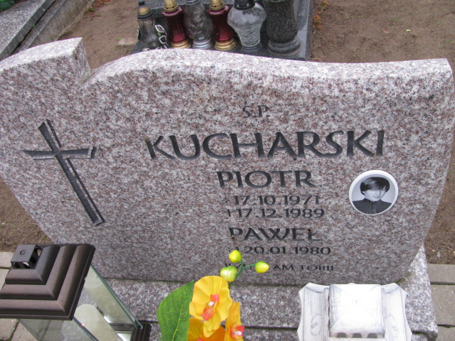 Piotr Kucharski 1971 Słońsk - Grobonet - Wyszukiwarka osób pochowanych