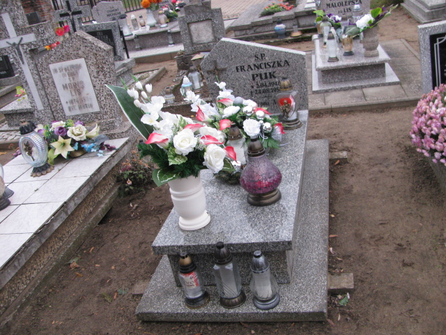Grób Franciszka Puk
