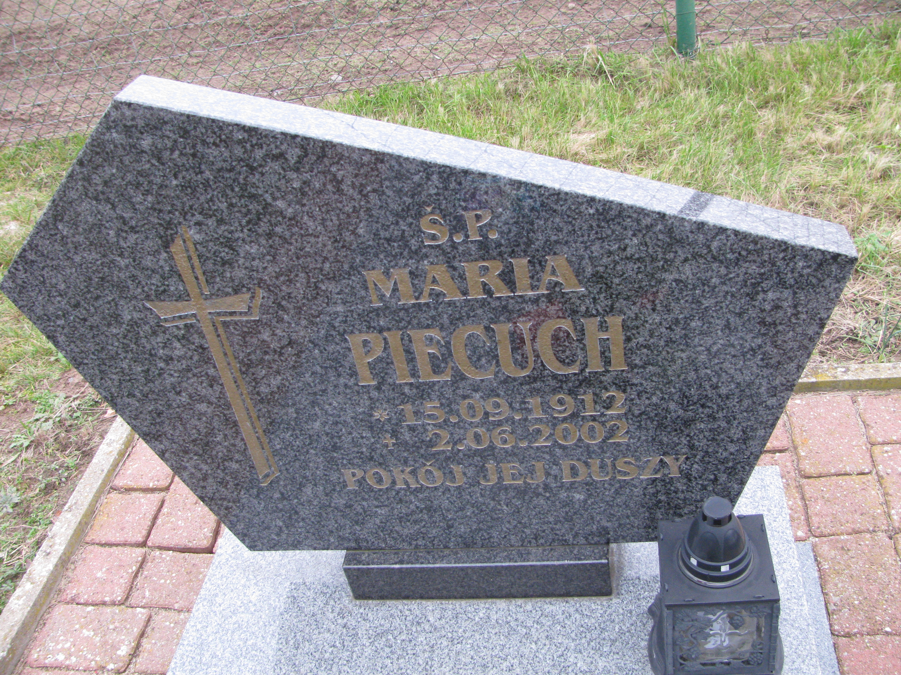 Maria Piecuch 1912 Słońsk - Grobonet - Wyszukiwarka osób pochowanych